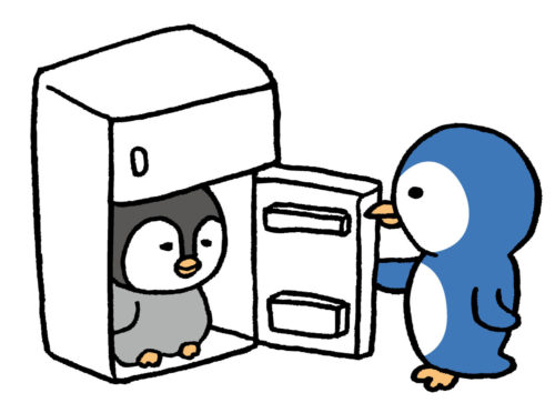 冷蔵庫ペンギン