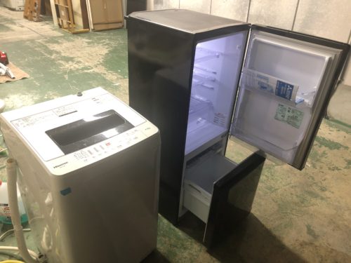 大阪市内での冷蔵庫と洗濯機の買取実績