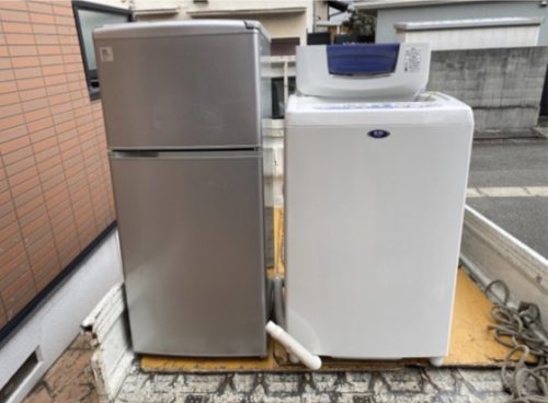 尼崎市にて、冷蔵庫洗濯機セット回収! | 大阪府の回収業者おまかせ 